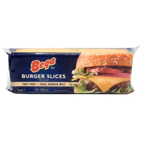 Bega Burger Slices - Yellow 1Kg