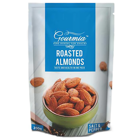 Gourmia Roasted Almonds Salt & Pepper 200G