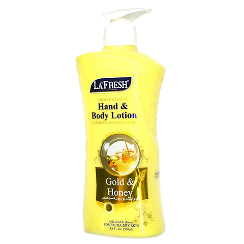 La Fresh Gold & Honey Hand & Body Lotion 550Ml