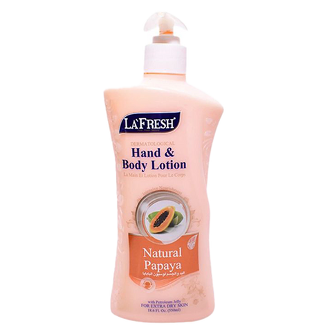 La Fresh Natural Papaya Hand & Body Lotion 550Ml