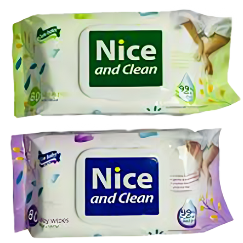 Nice And Clean Baby Wipes 80 Qty