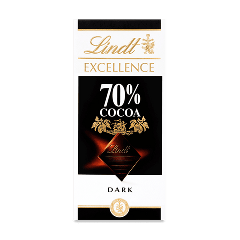 Lindt 70% Cocoa Dark Chocolate 100G