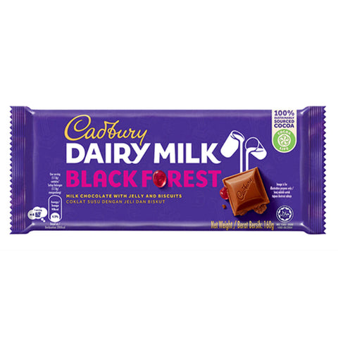 Cadbury Black Forest Dairy Milk 160G