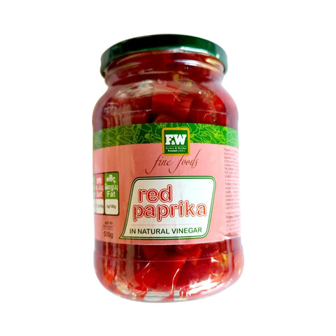 F&W Gherkings Red Paprika 480G