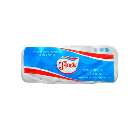 Flora Toilet Tissue 10 Rolls