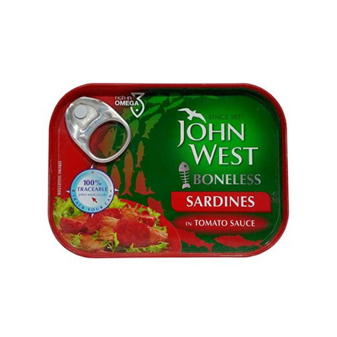 John West Boneless Sardines Tomato 95G