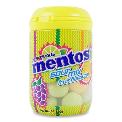 Mentos Sour Mix Fruit Flvr 120G