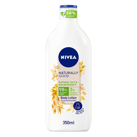 Nivea Naturally Good Oat& Nourishment B/Lotion 350Ml