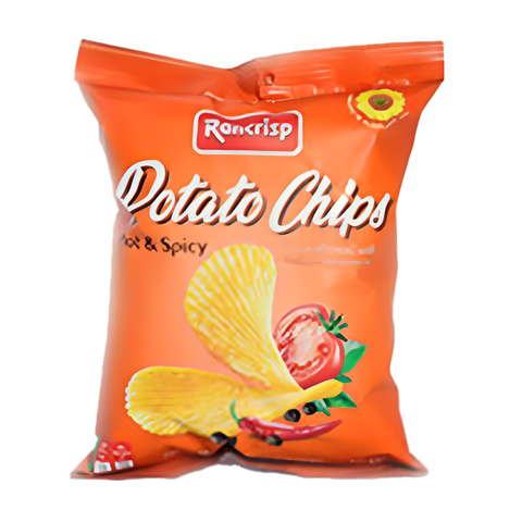 Rancrisp Potato Chips Hot & Spi 60G