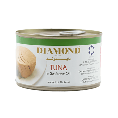 Diamond Tuna In S/Flower Oil 185G Tin