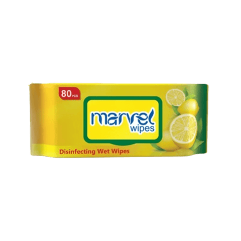 Marvel Disinfecting Wet Wipes 80Pcs