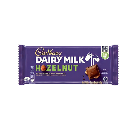 Cadbury Dairy Milk Hazelnut Chocolate 160G