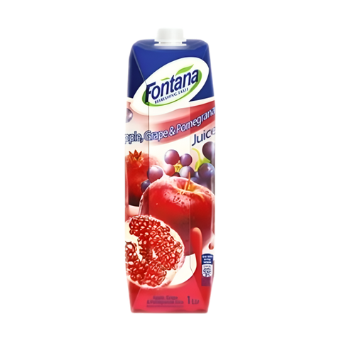 Fontana Apple Grape & Pomegrante Juice 1L